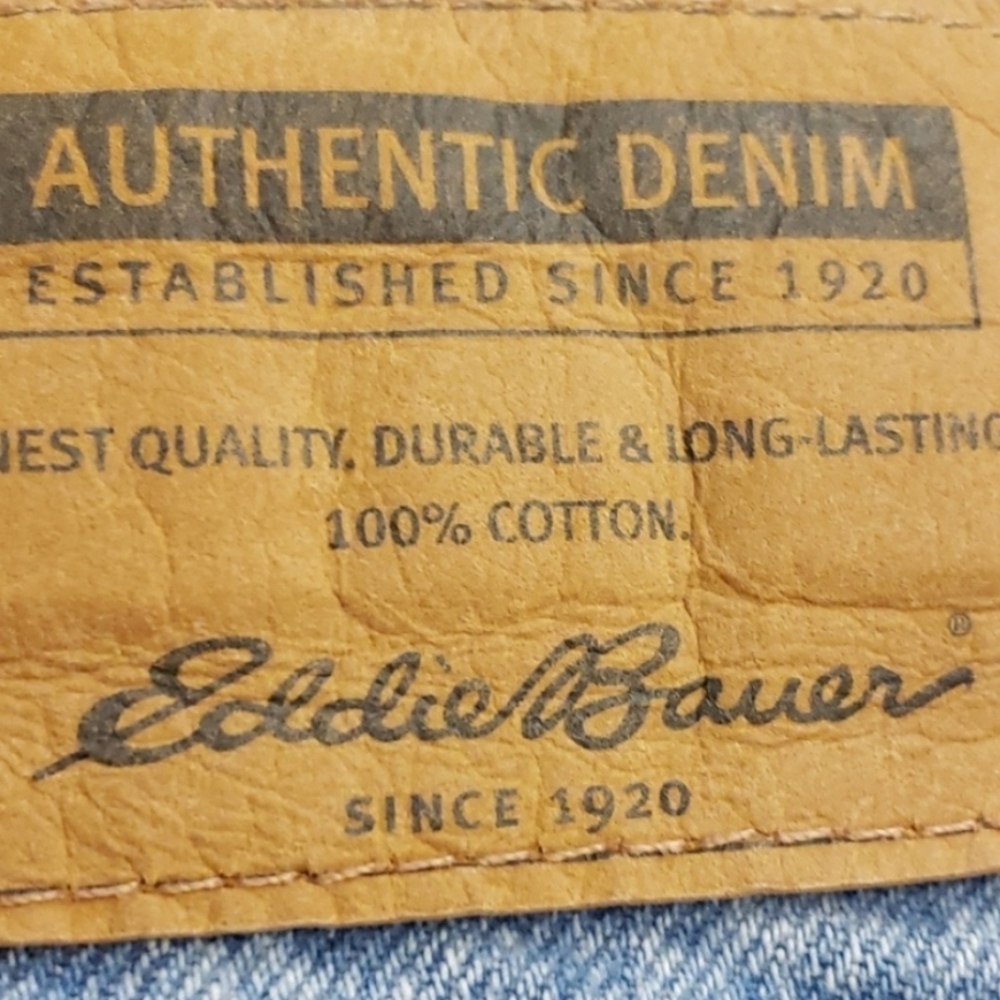 Eddie Bauer Authentic Blue Denim Jeans Since 1920 Size 14 - Picture 6 of 11